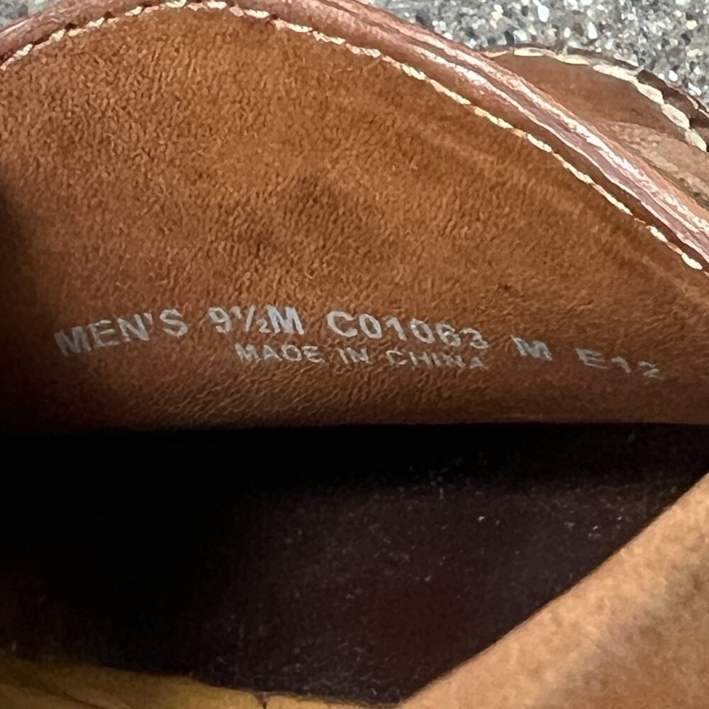 Cole Haan Men 9.5M Brown Leather Classic Comfort Dress SlipOn Tassel Fringe Shoe - Picture 10 of 10